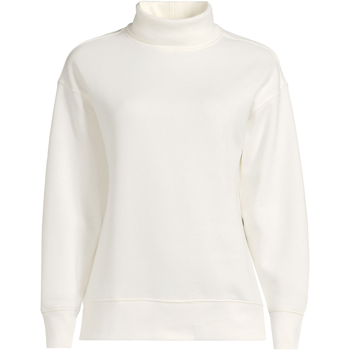Women's Long Sleeve Serious Sweats Mock Neck Sweatshirt