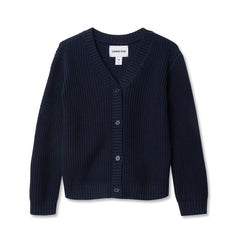 Girls Button Front Knit Cardigan
