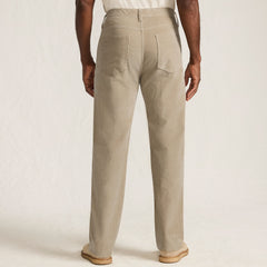 Men's Corduroy Comfort Waist Easy Classic Fit 5 Pocket Pant