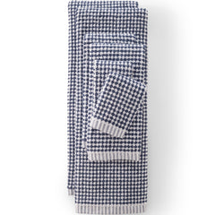 Quick-Dry Cotton Textured Gingham Bath Towel