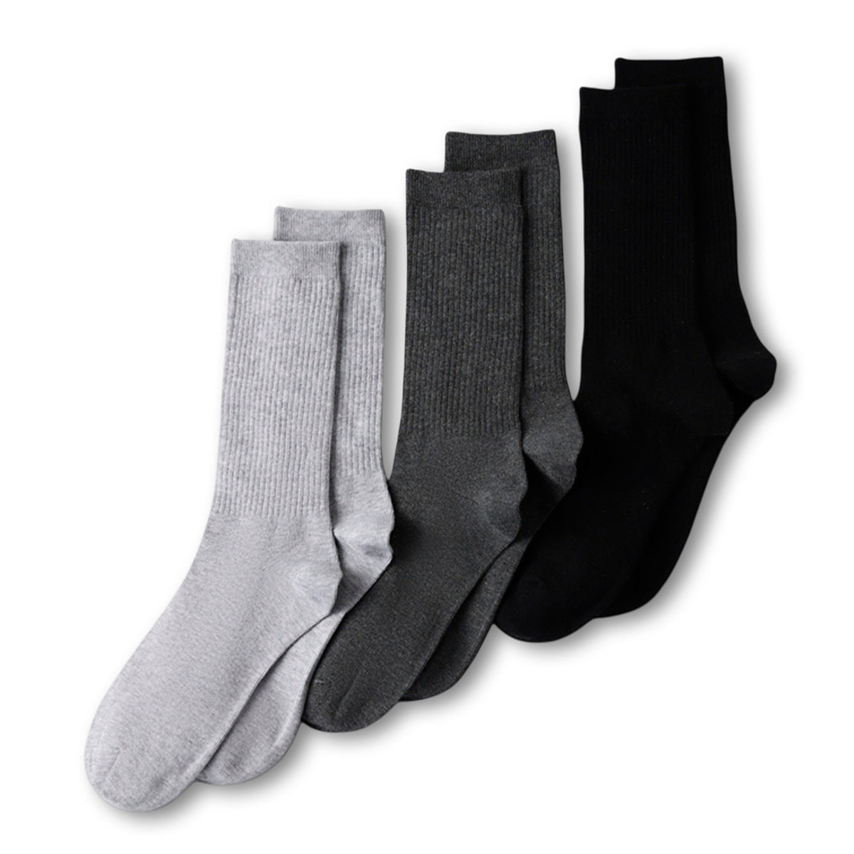 Men's Cotton Crew Socks 3 Pack