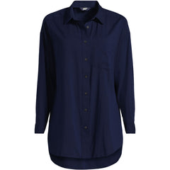 Women's Cotton Voile Billowy Oversized Shirt
