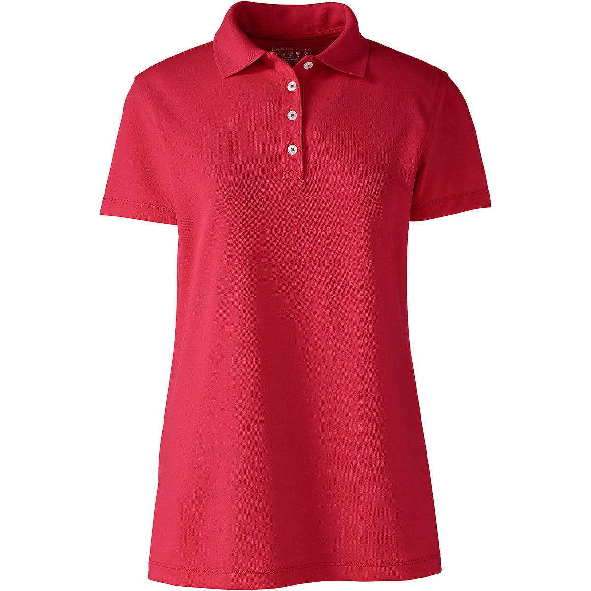 Women's Plus Size Short Sleeve Polyester Polo Shirt