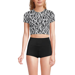 Women's Tugless Cap Sleeve Midkini Top