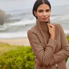 Boucle Fleece Coat