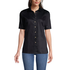 School Uniform Women's Short Sleeve Performance Twill Shirt