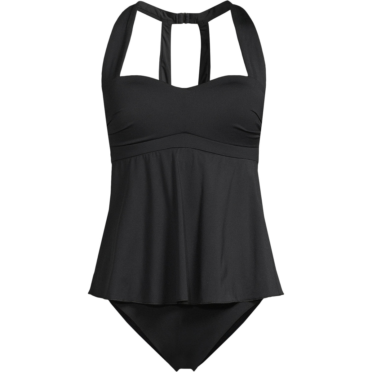 Women's Plus Size Sweetheart Fauxkini One Piece