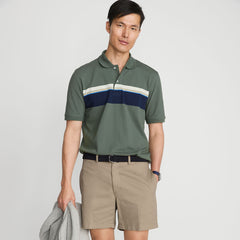 Men's No Iron 6" Plain Front Chino Short