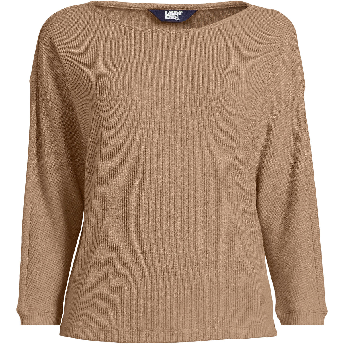 Women's 3/4 Sleeve Cozy Rib Dolman Top