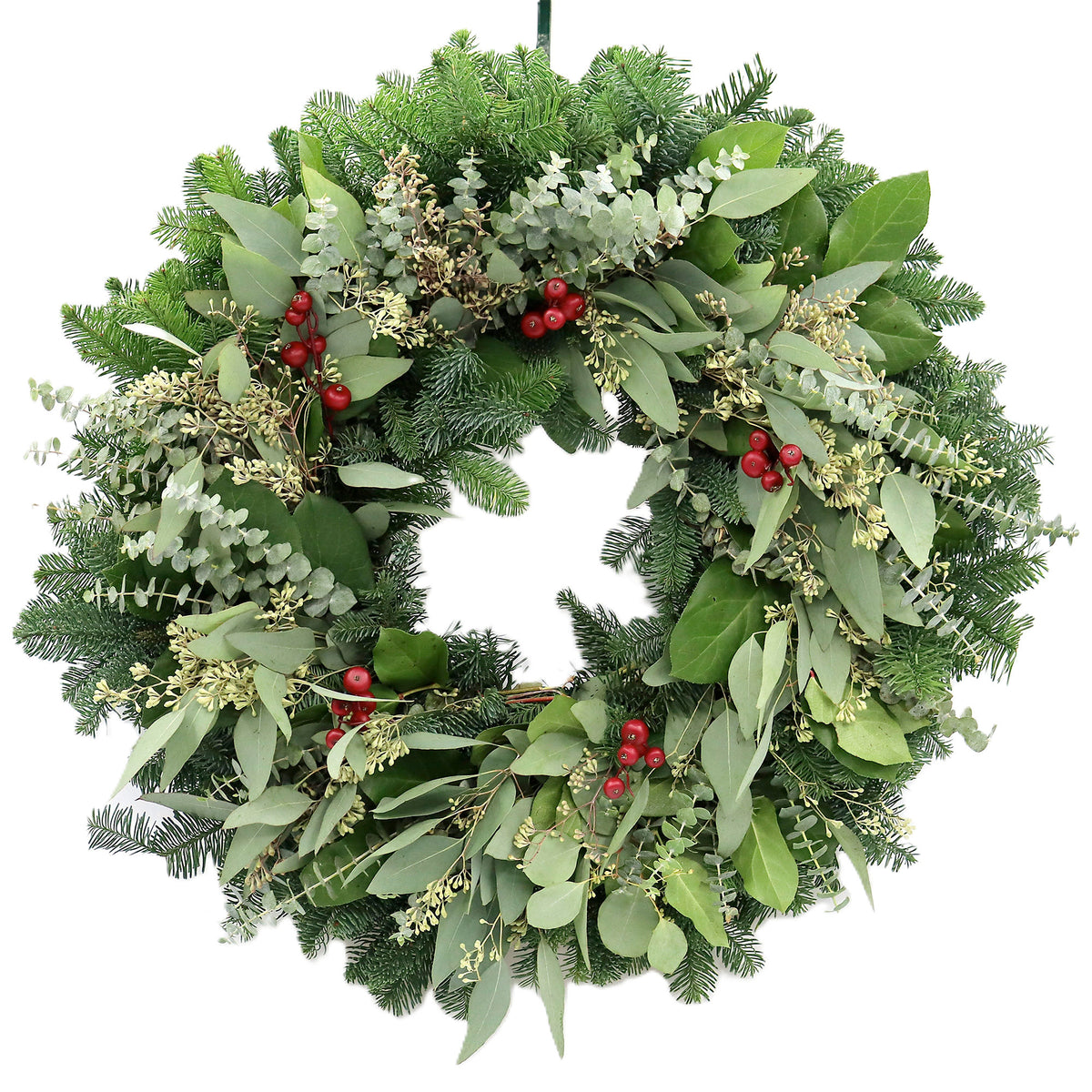 Teufel 24" Eucalyptus Crabapple Wreath
