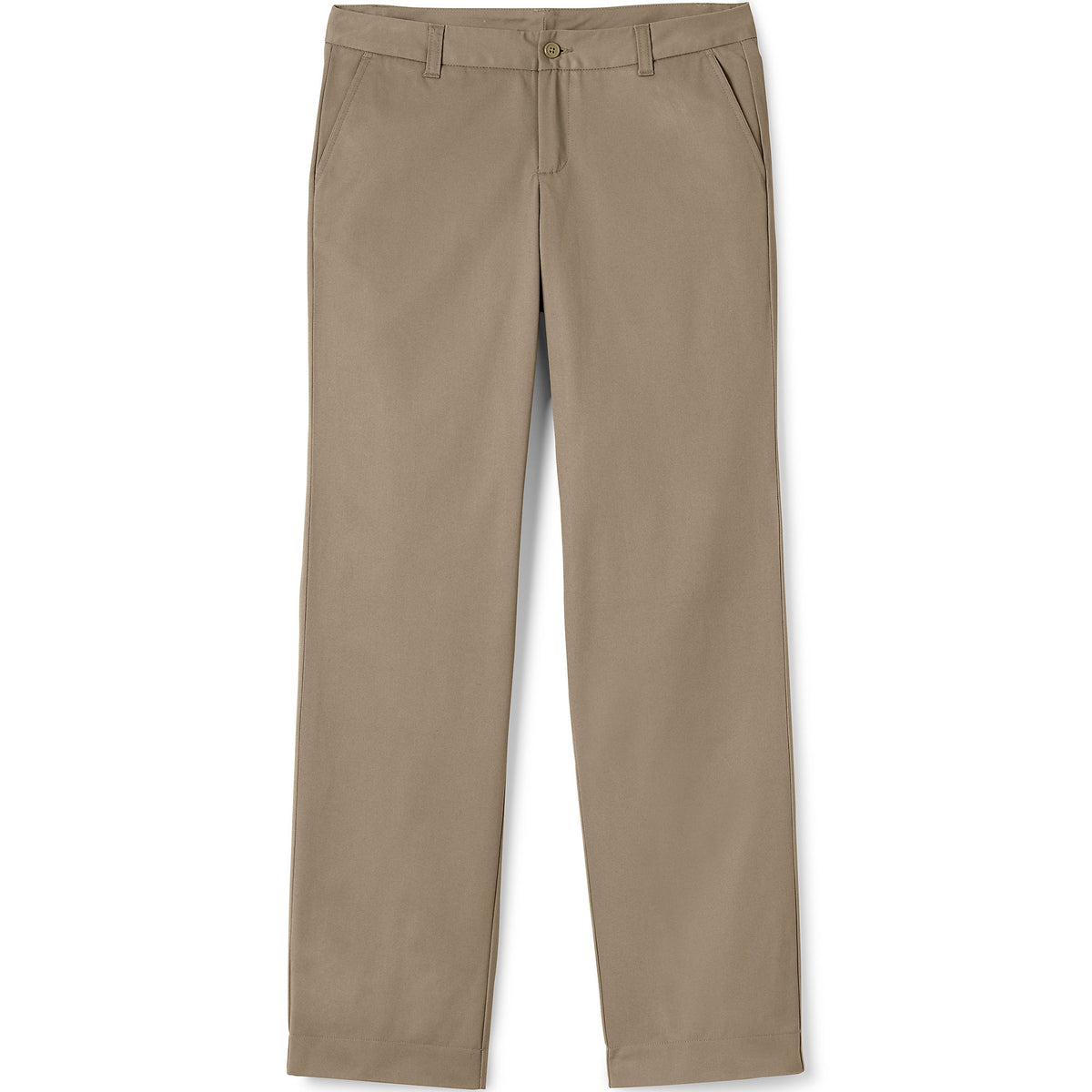 Women's Plus Plain Front Blend Chino Pants
