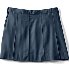 School Uniform Girls Box Pleat Skirt Above the Knee