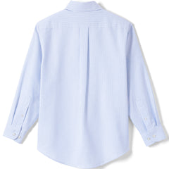 Boys Long Sleeve Stripe Oxford Dress Shirt