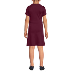 Girls Short Sleeve Interlock Polo Dress