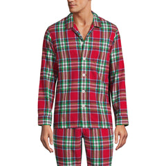 Men's Classic Fit Flannel Pajama Shirt