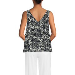 Women's Creaseless Vneck Sleeveless Top