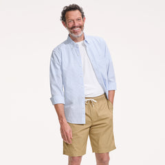 Men's Big 9" Lightweight Twill Pull On Deck Short