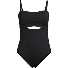 Women's Bandeau Cut Out One Piece