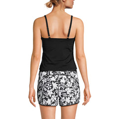 Women's D-Cup Square Neck Tankini Swimsuit Top