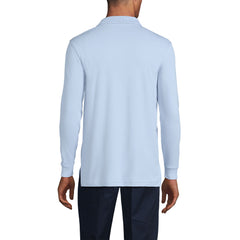 School Uniform Men's Tall Long Sleeve Interlock Polo Shirt