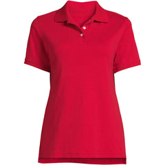 School Uniform Women's Tall Short Sleeve Interlock Polo Shirt