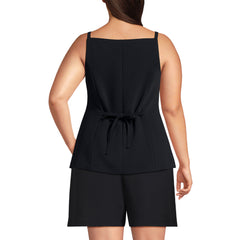 Women's Plus Size Washable Suiting Button Front Vest