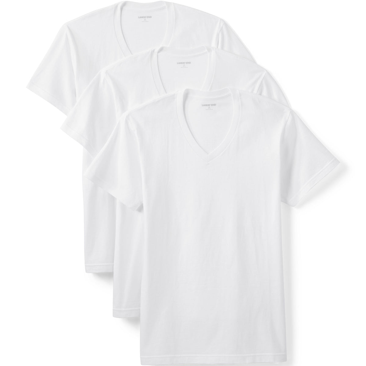 Men's Big and Tall V-Neck Undershirt 3 Pack