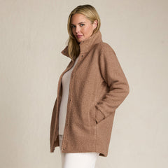 Boucle Fleece Coat