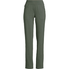 Women's Petite Active Hi Impact 5 Pocket High Rise Straight Leg Pants