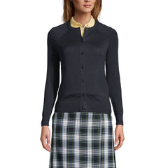 School Uniform Women's Cotton Modal Cardigan Sweater