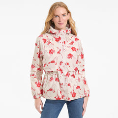 Women's Petite Print Squall Packable Rain Jacket
