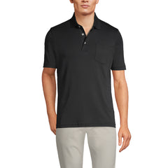 Men's Short Sleeve Cotton Supima Polo Shirt with Pocket