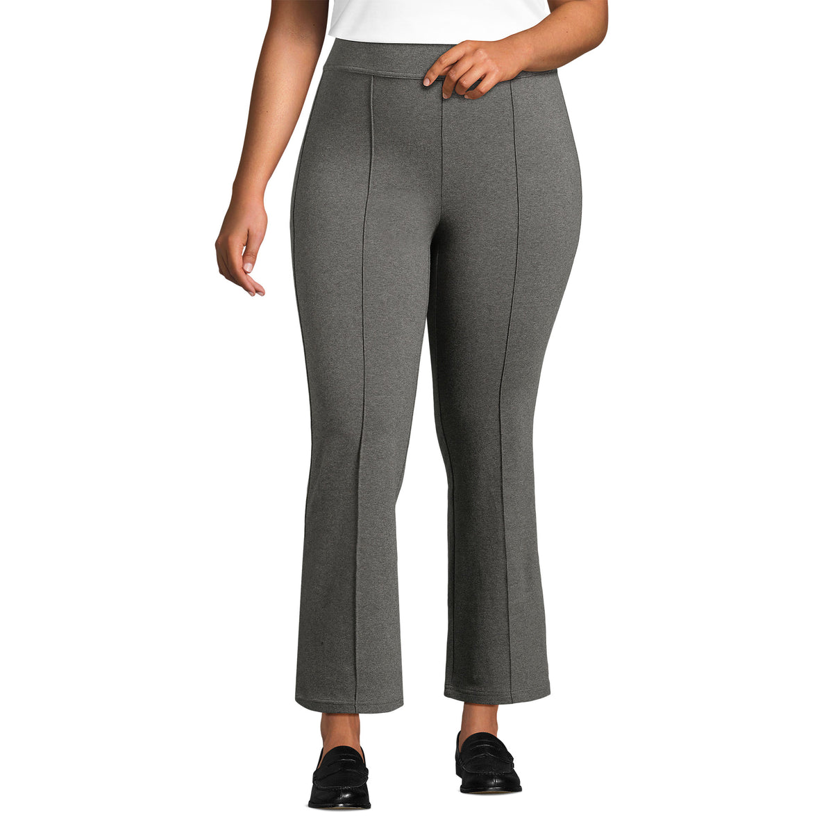 Women's Plus Size Starfish High Rise Kick Flare Crop Pants