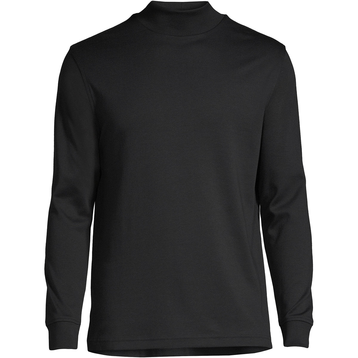 Men's Tall Cotton Supima Mock Turtleneck