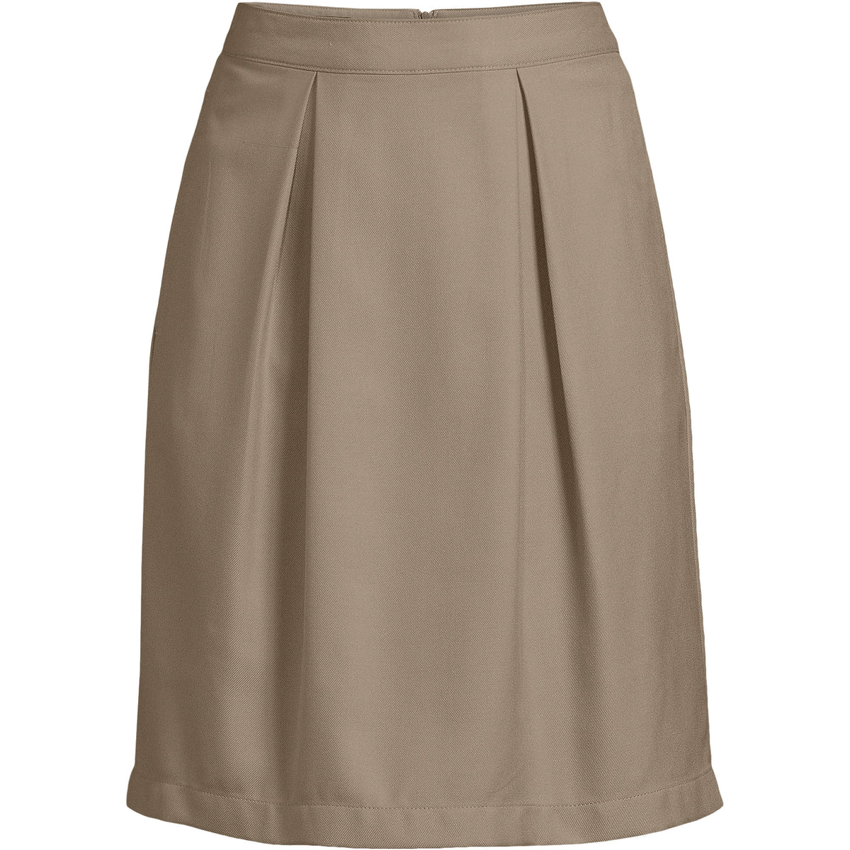 Women's Solid Pleated Skort Top of Knee