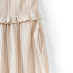 Women's Plus Size Linen Blend Pintuck Tank Midi Dress