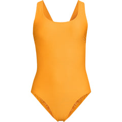 Women's D-Cup Tugless Ribbed X-Back One Piece Swimsuit