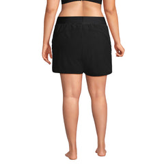 Women's Plus Size SunShade UPF 50 5" Board Shorts with Panty
