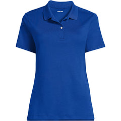 School Uniform Women's Short Sleeve Feminine Fit Interlock Polo Shirt