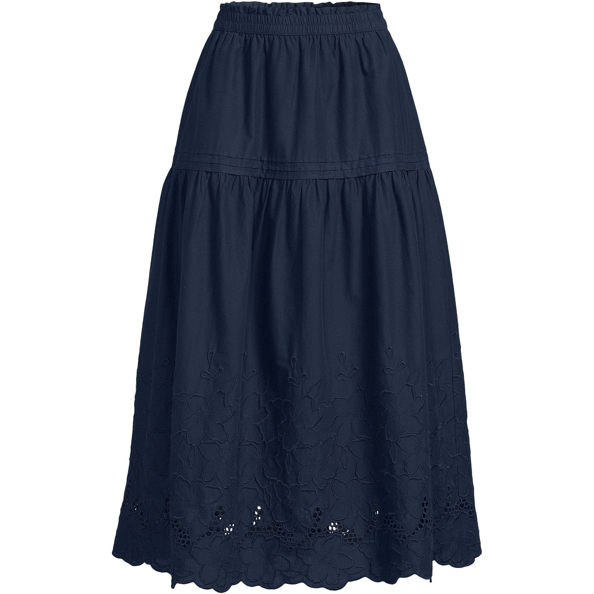 Women's Petite Voile Eyelet Maxi Skirt