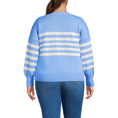 Women's Plus Size Drifter Jersey Crewneck Sweater