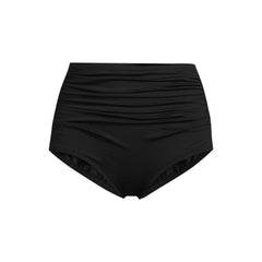 Women's Plus Size Tummy Control Retro High Waisted Bikini Swim Bottoms
