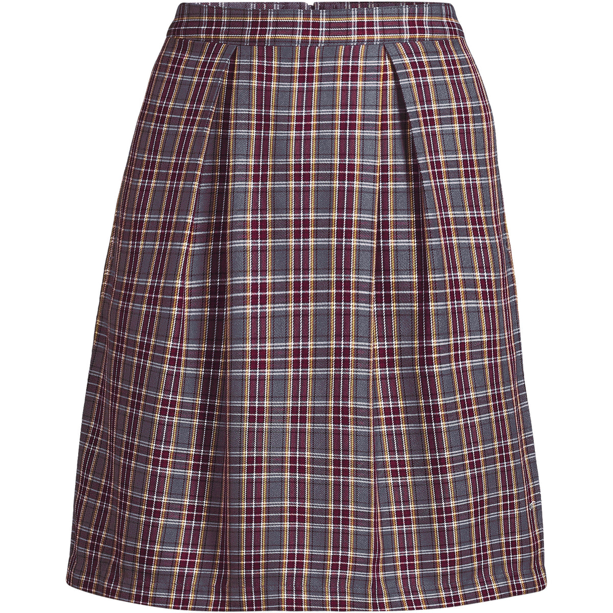Women's Top of Knee Plaid Skort