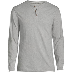 Men's Big and Tall Long Sleeve Cotton Supima Henley