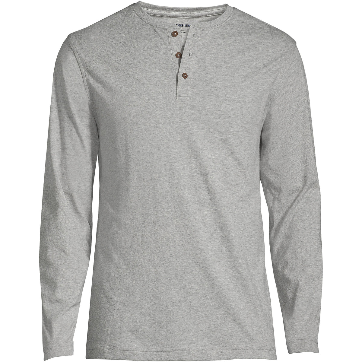 Men's Tall Long Sleeve Cotton Supima Henley