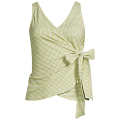Women's D-Cup Side Tie Tankini Top