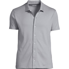 School Uniform Men's Supima Short Sleeve Button Front Shirt
