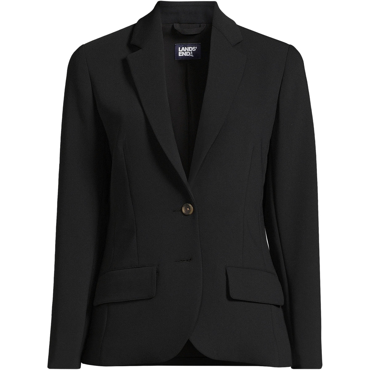 Women's Plus Size Crepe Fluid Blazer