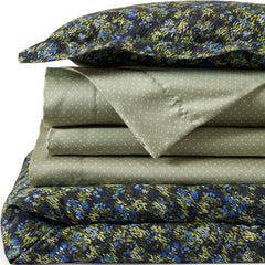 300 Thread Count Cotton Smooth Percale Duvet Bed Cover