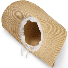 Facesaver Wide Brim Straw Hat